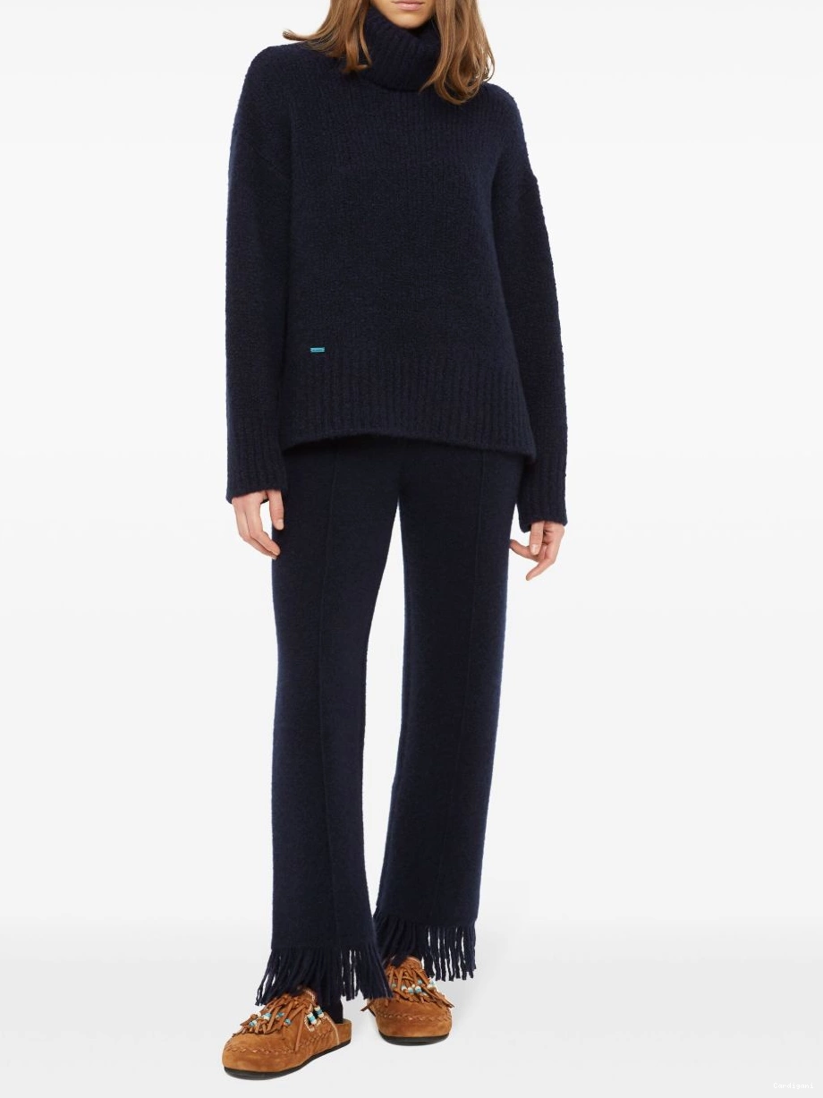 Affordable logo-plaque knitted Women Alanui jumper 0814